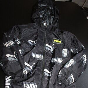 PUMA Boys Windbreaker Lightweight Jacket - Size 6 Kids